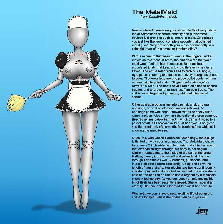 DALIA AND THE METALMAID SUIT